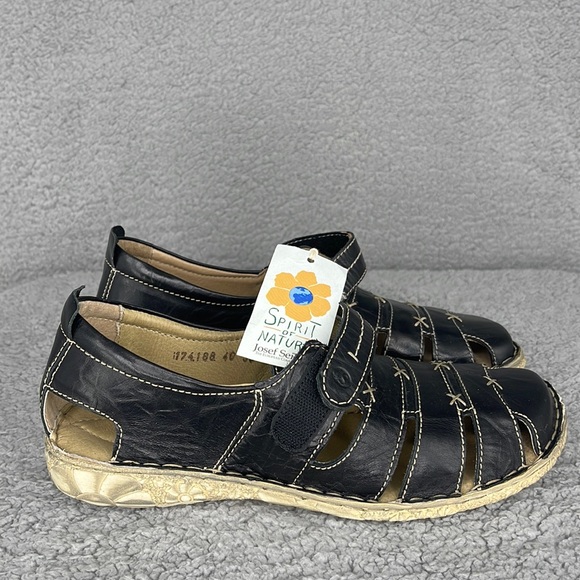 Josef Seibel Shoes - Josef Seibel The European Comfort shoe Bozen Black slip on sandal size 8-8.5
